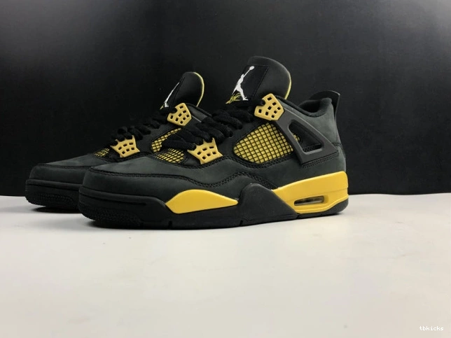 Rep TB Air 4 Retro Jordan Thunder 308497-008 0710